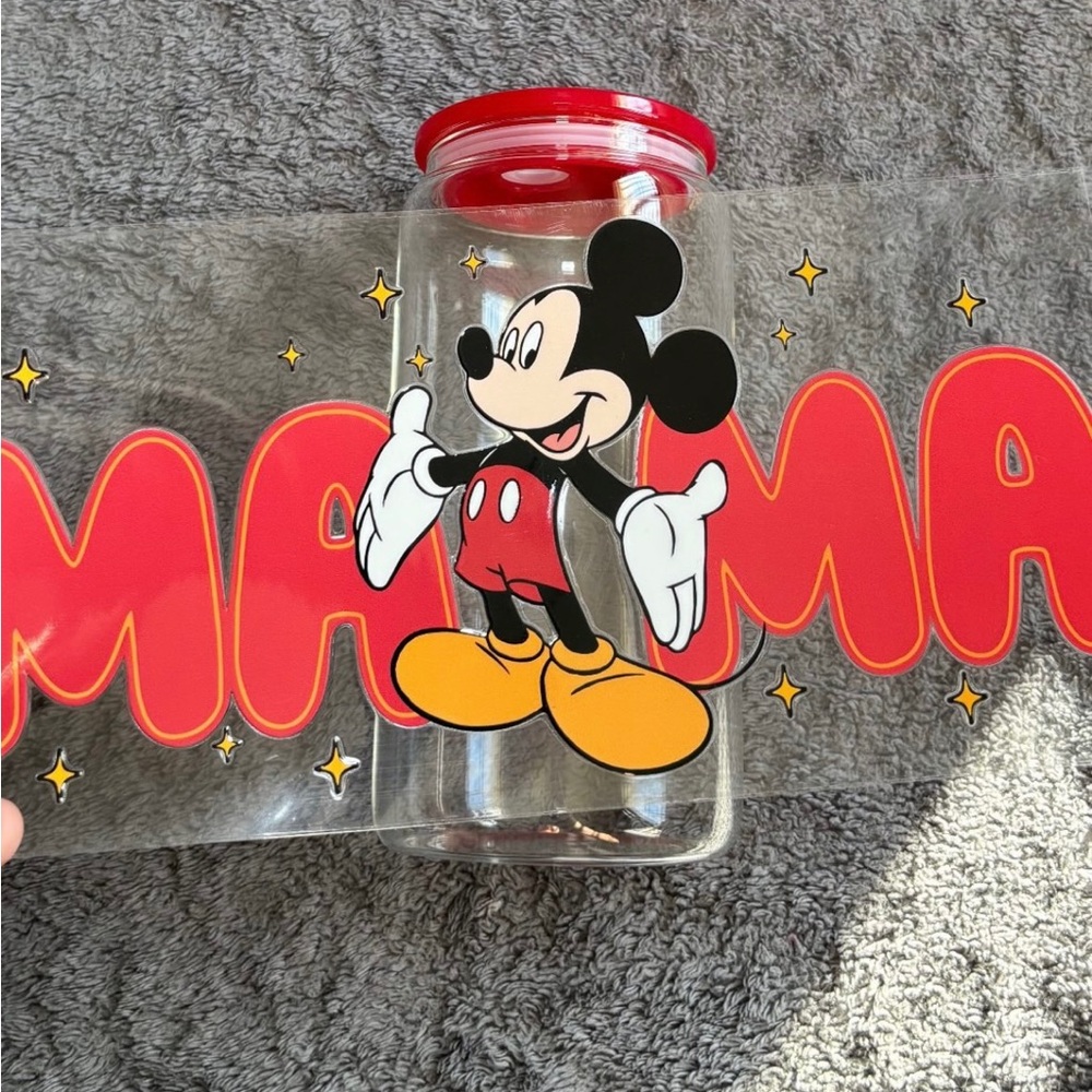 Mama cartoon character graphic 16oz cup